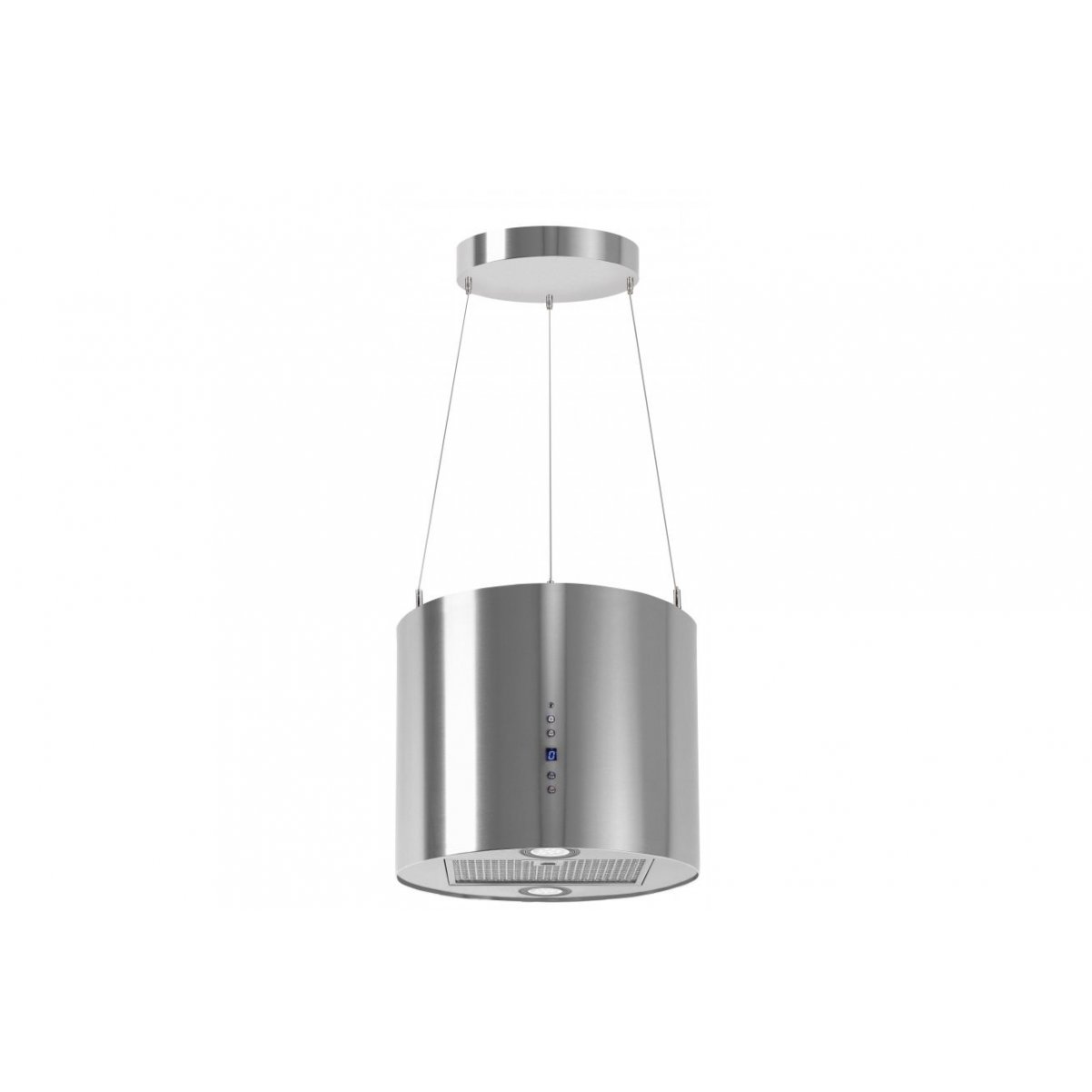 Design frihängande köksfläkt Explorer XS rostfri/mässing/koppar
