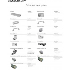 Galvat plattkanal system