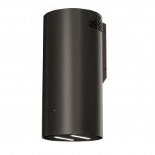 Design line vägghängd cylinder köksfläkt HARMONY svart