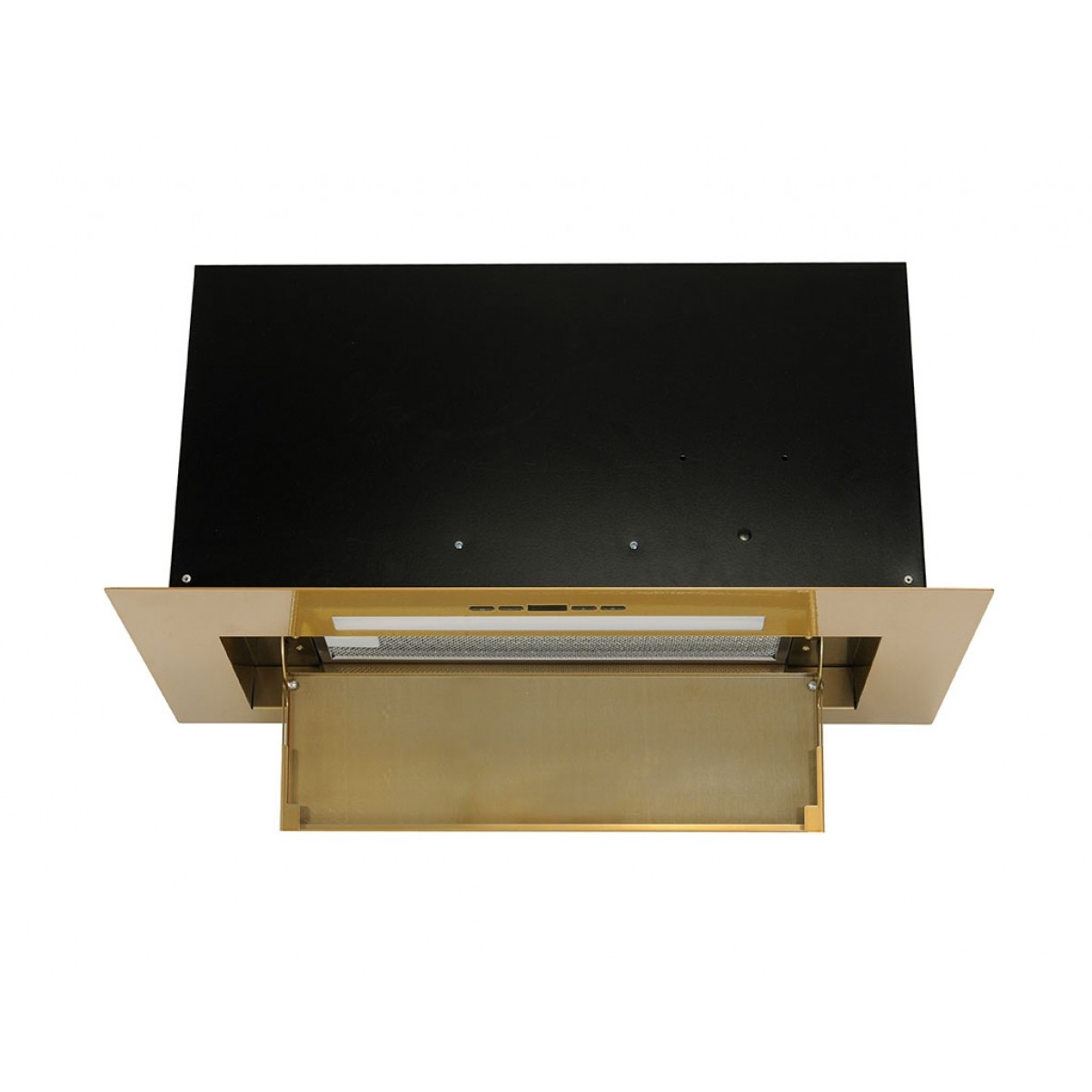 Inbyggnadsfläkt/underbyggnadsfläkt guld blank 60cm|| ENZO