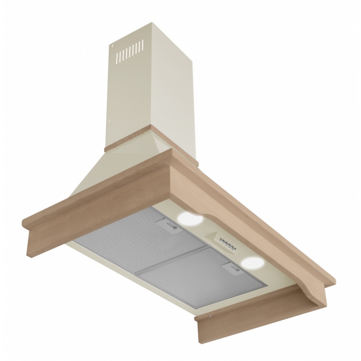 Vägghängd rustik köksfläkt Vildmark 60 cm / 90 cm