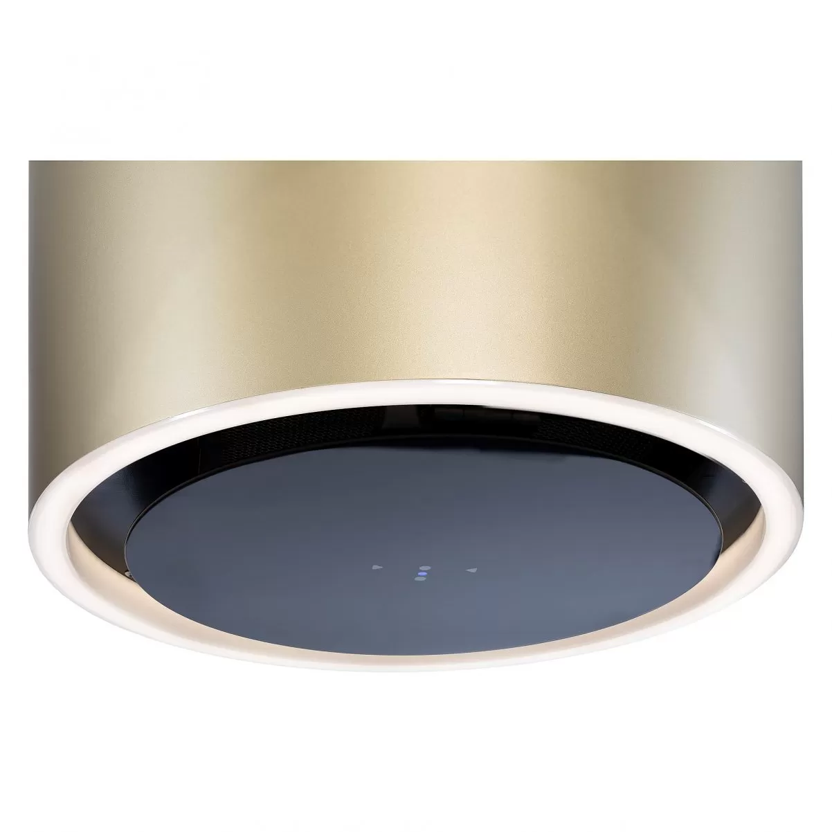 Premium line frihängande köksfläkt Monarc guld-mässing/steel guld