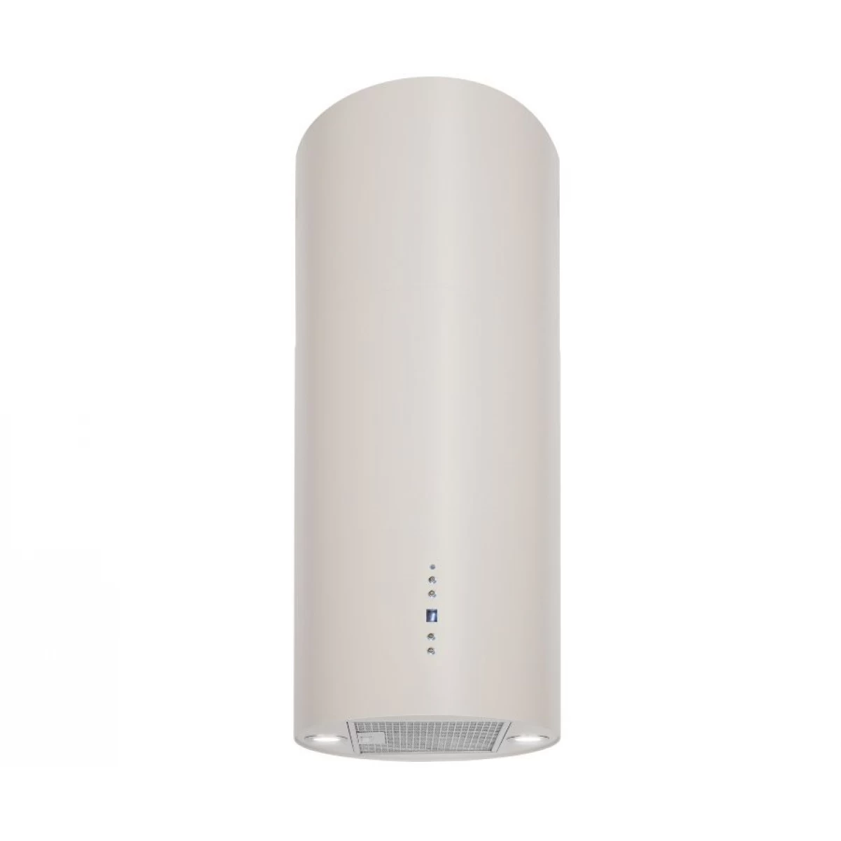 Design frihängande cylinderformad köksfläkt| Explorer|Beige