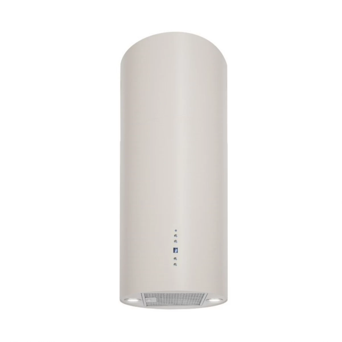 Design frihängande cylinderformad köksfläkt| Explorer|Beige