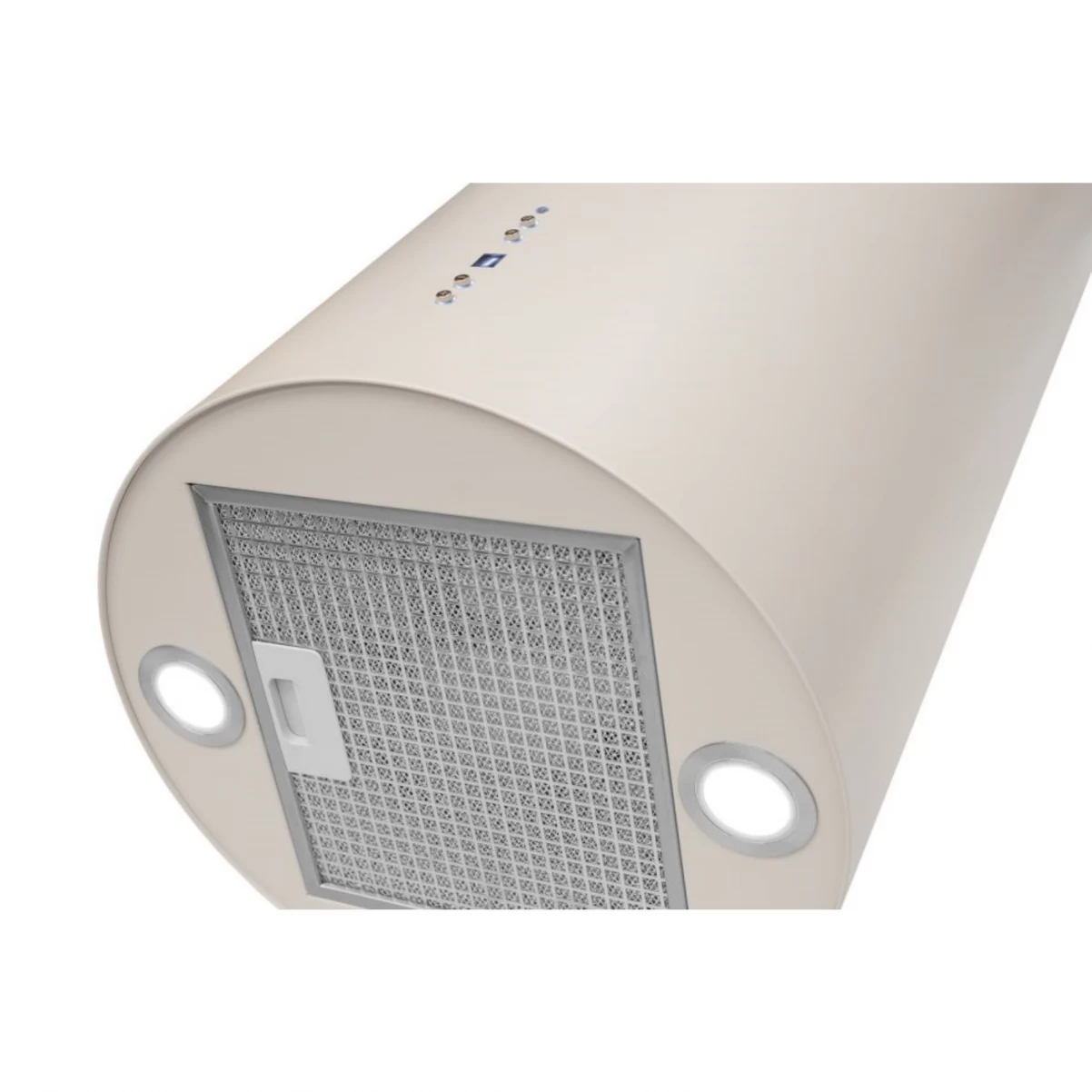 Design frihängande cylinderformad köksfläkt| Explorer|Beige