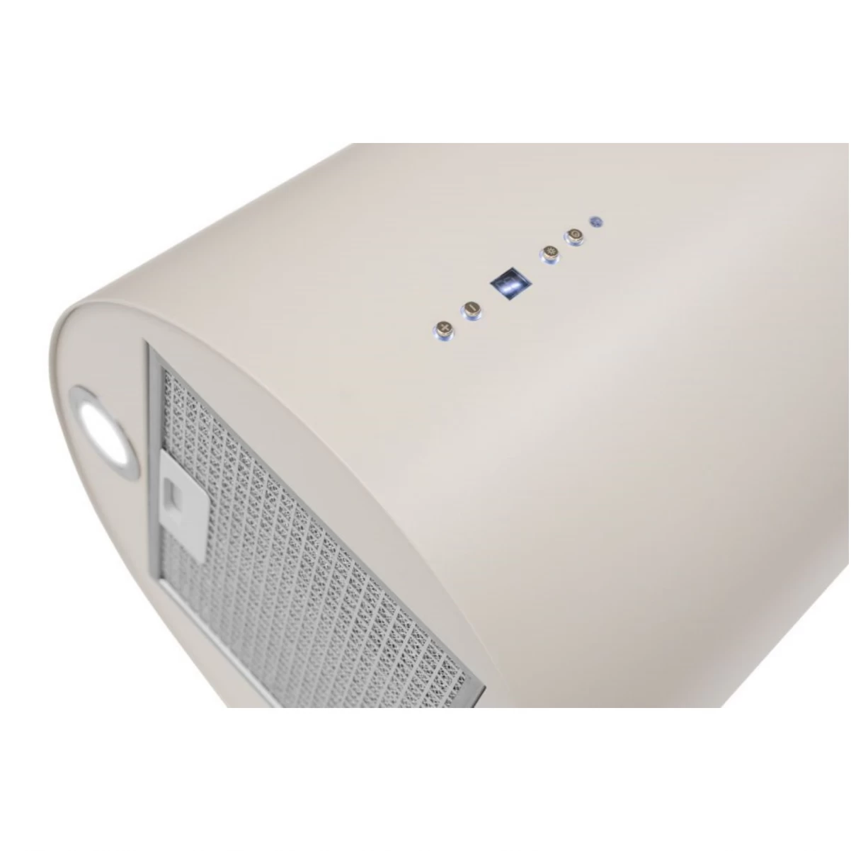 Design frihängande cylinderformad köksfläkt| Explorer|Beige