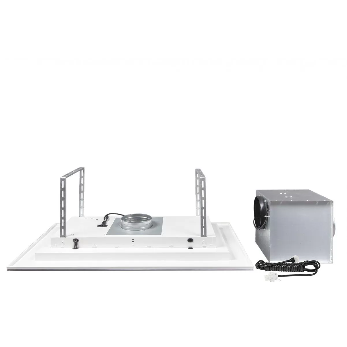 Tak-integrerad köksfläkt LYXOR ELITE vit glas 96cm / 120 cm