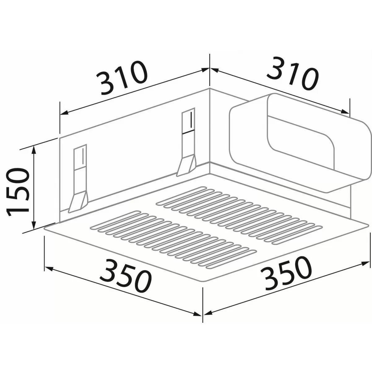 Long life keramiska kolfilter HELSA  i låda till inbyggd