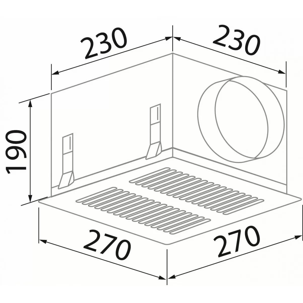 Long life keramiska kolfilter HELSA  i låda till inbyggd