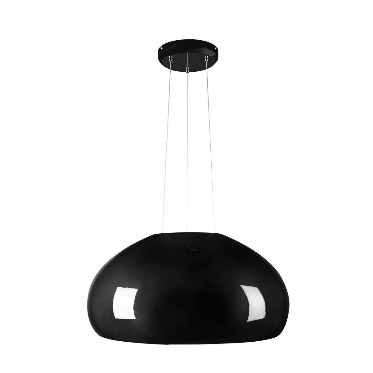 Exklusiv keramisk vajerhängd köksfläkt Impresario svart