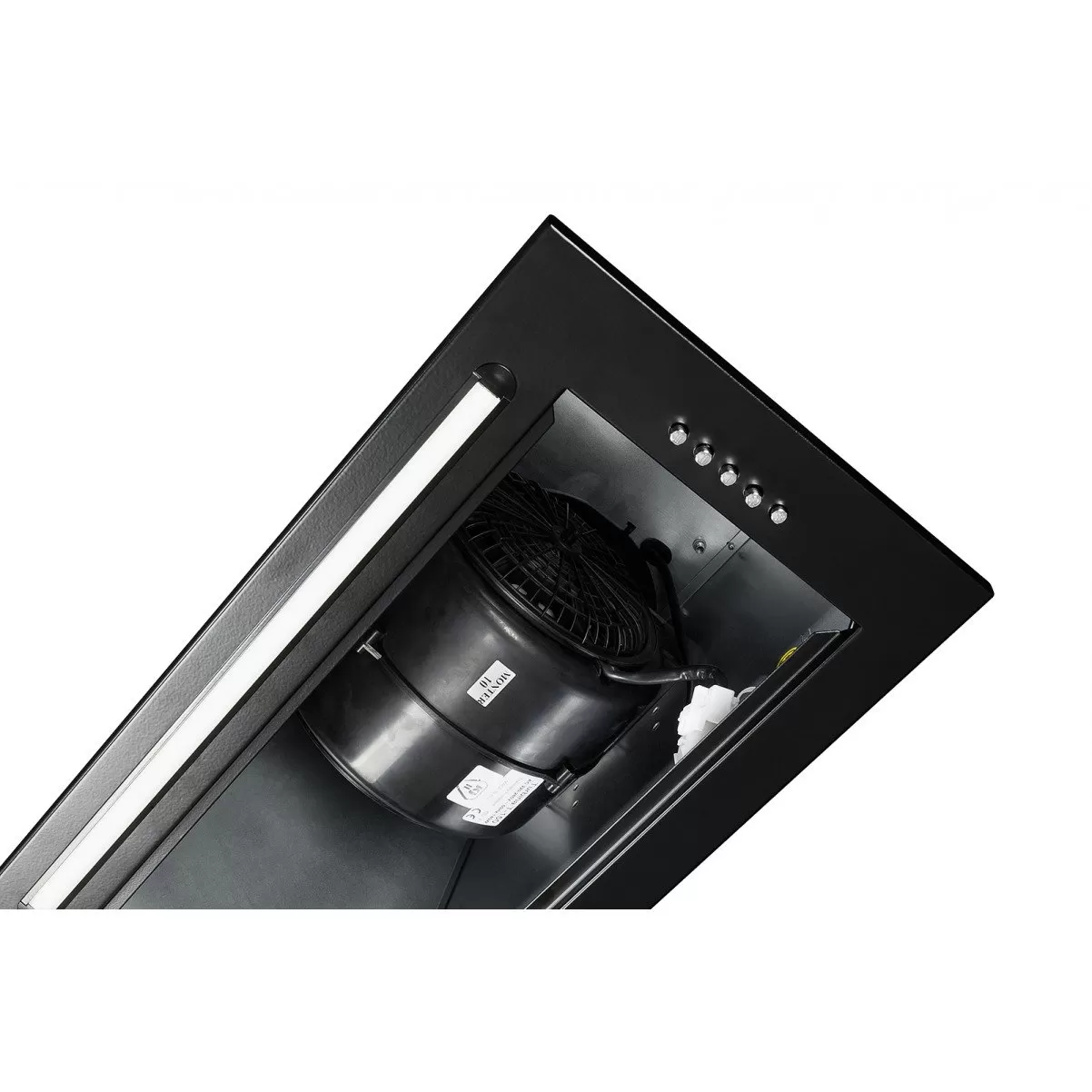 Underbyggnadsfläkt Tovre svart 60 cm/ 90 cm