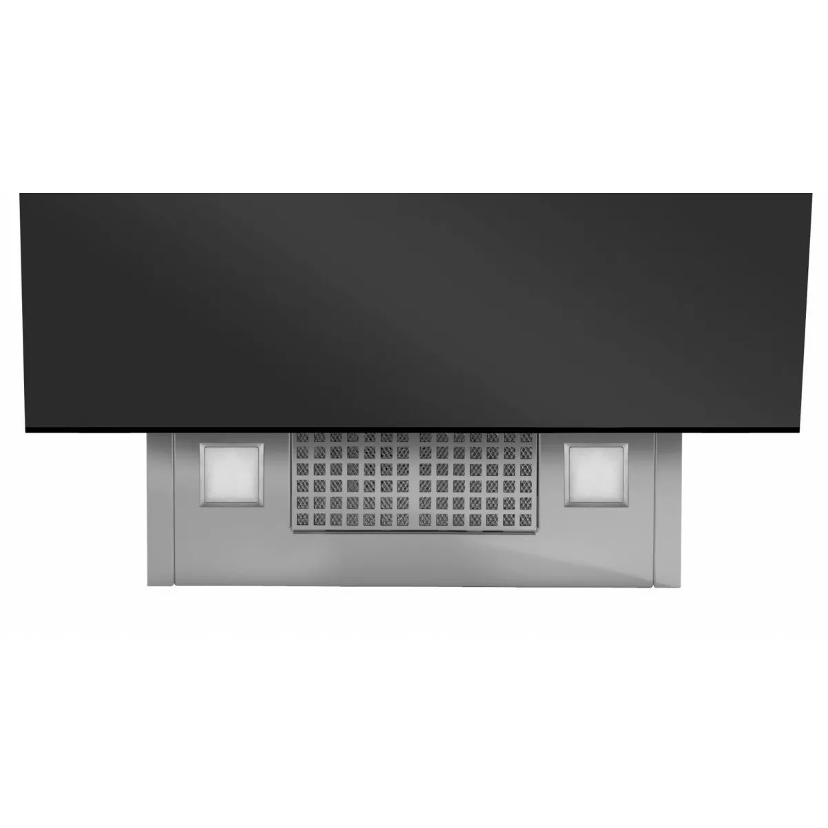 Premium line vertikal köksfläkt Vektor 60cm/90 cm vit/svart glas