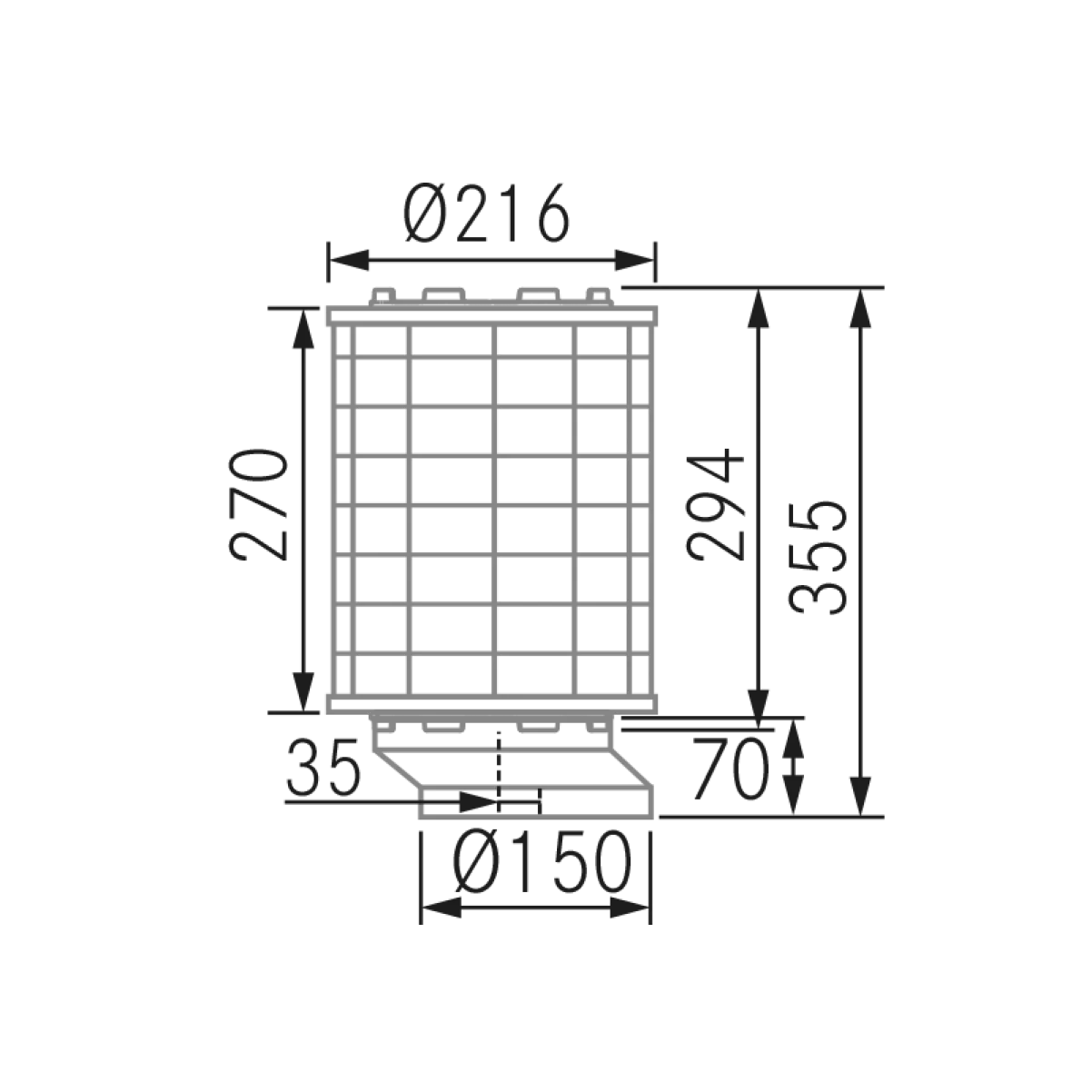 Premium Plasma filter runt Q2|Swedluxury